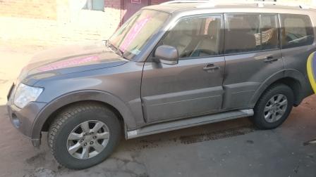 Mitsubishi Pajero задний контур 